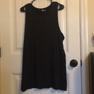 T-shirt dress ash black